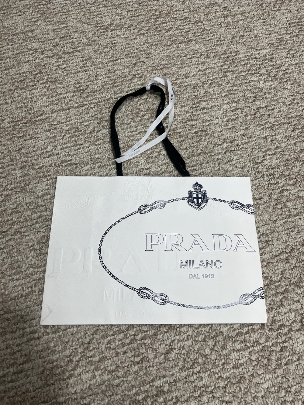 Prada shopping bag
